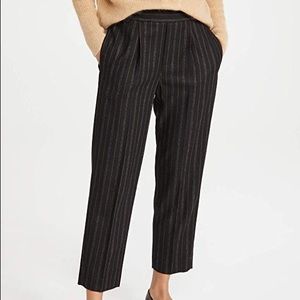 Vince Flannel Stripe Pull On Pant - S